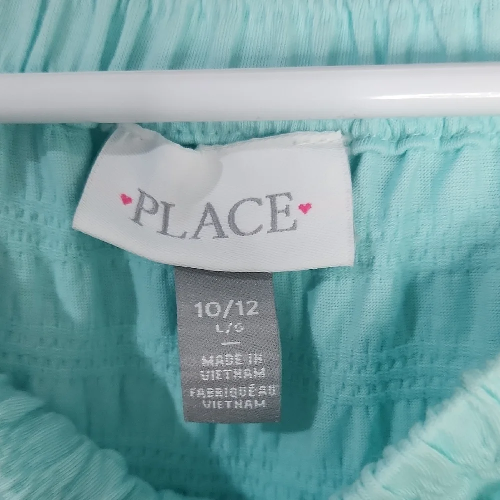 NEW Girls The Children's Place Blue Floral Smocked Dress Large (10-12) - Picture 7 of 8